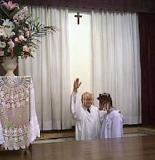 バプテスマの様子